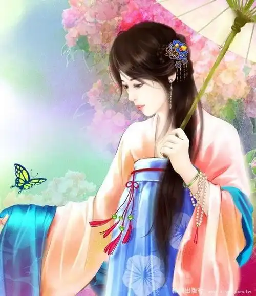 女性 古装 插画 唯美 美女 美人 古风人物 古风女子 倾国倾城 妩媚
