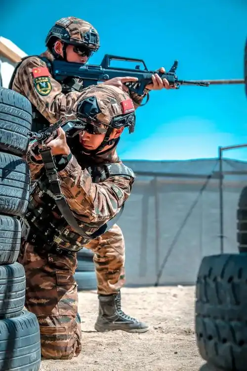 昆仑山下的热血青春绝美组图带你领略青海武警战场风采