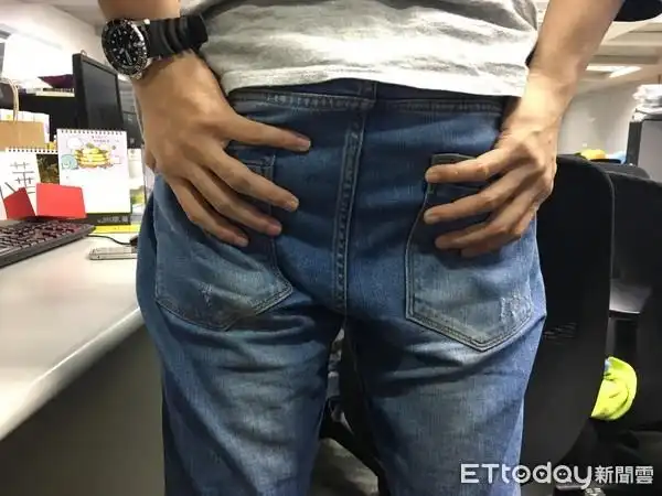 屁股,放屁.(图/记者李佳蓉摄)