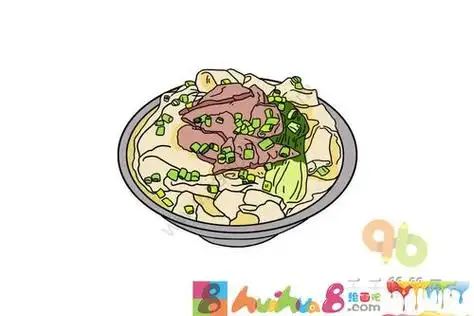 简笔画烩面怎么画 简笔画图片大全-蒲城教育文学网