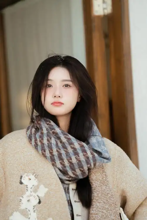 陈意涵冬日森系写真