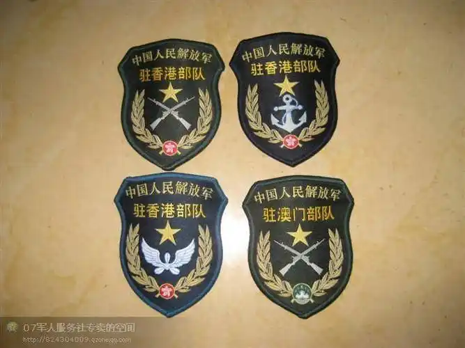 07驻港部队臂章