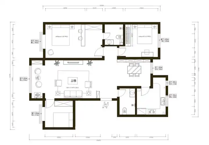 平面家具布置图