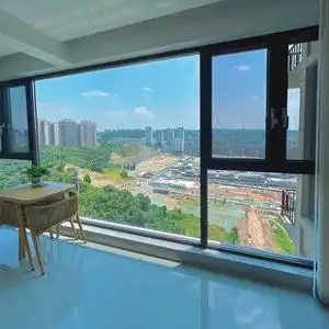 上海凤铝推拉窗断桥铝合金定制封阳台双层钢化玻璃隔音隔热门窗