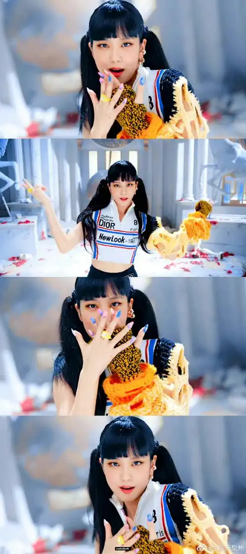 金智秀齐刘海双马尾