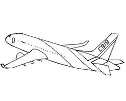 c919飞机怎么画