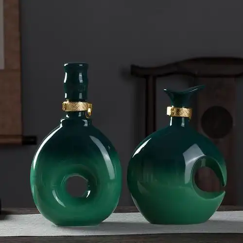 景德镇陶瓷酒瓶一斤复古高端密封家用私人定制空瓶家用酒壶