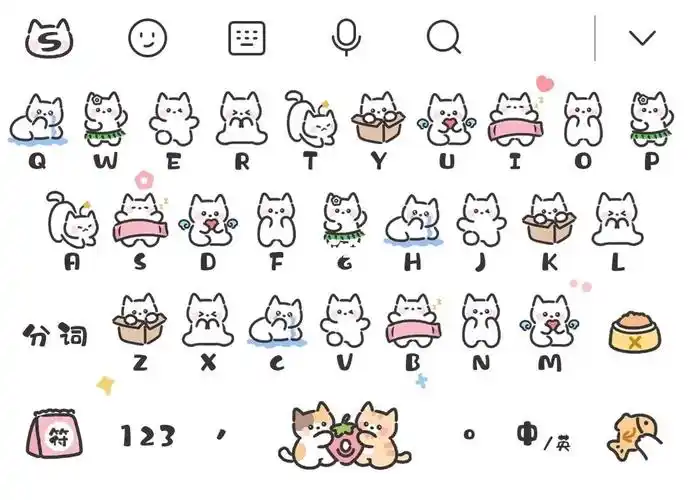 本来键盘皮肤用腻了都换回原皮了,然后今天随便去app里看了一下,居然