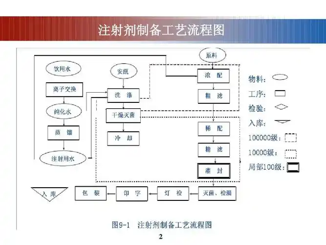 注射剂制备工艺流程ppt