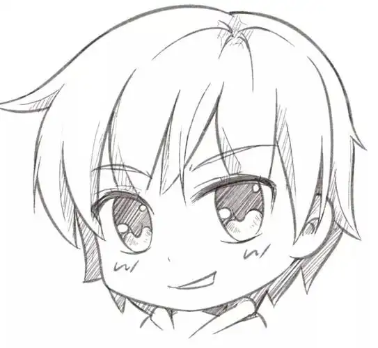 q版人物发型画法教程