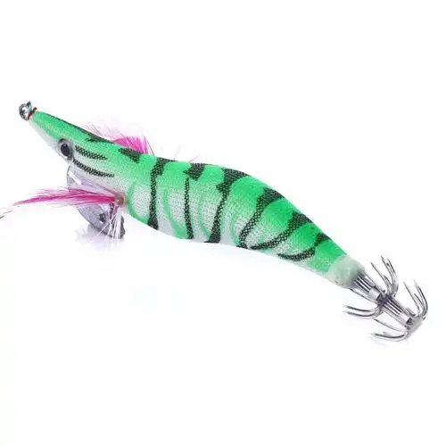 亨嘉23g路亚仿生木虾鱼饵多色夜光虾发光木虾爆炸钩 路亚假饵盒装