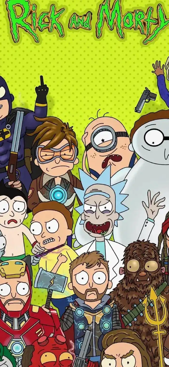 瑞克与莫蒂#壁纸#瑞克与莫蒂 - 抖音