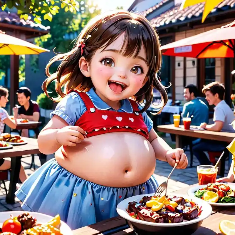 chatgpt ai绘画.#秀肚皮 #大肚子 #动漫少女 小 - 抖音