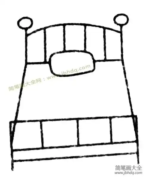 床的简笔画大全及画法步骤