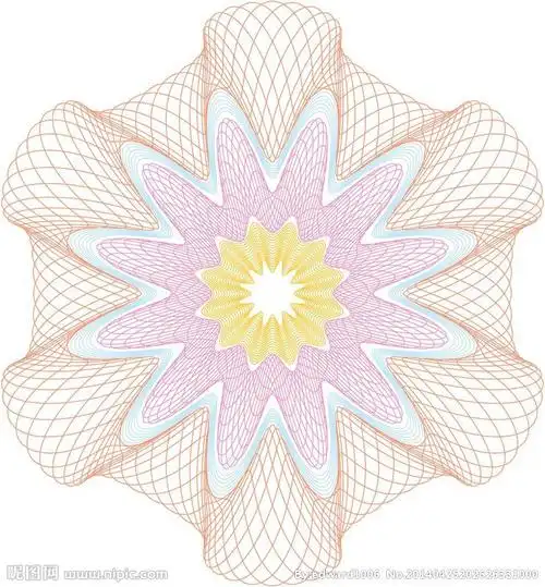 防伪花纹证书花纹底纹矢量图__背景底纹_底纹边框_矢量图库_昵图网