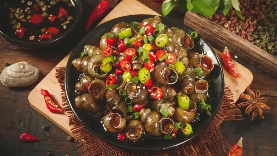 炒田螺,口味螺,螺蛳粉,中国人花式吃螺地图