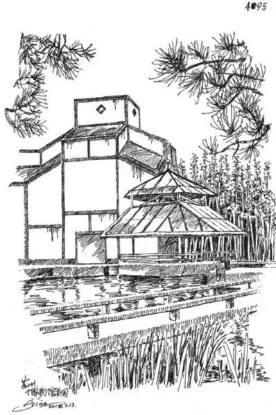 陶开俭/手绘回乡再挑重任——苏州博物馆是贝老"最亲爱的小女儿"1979