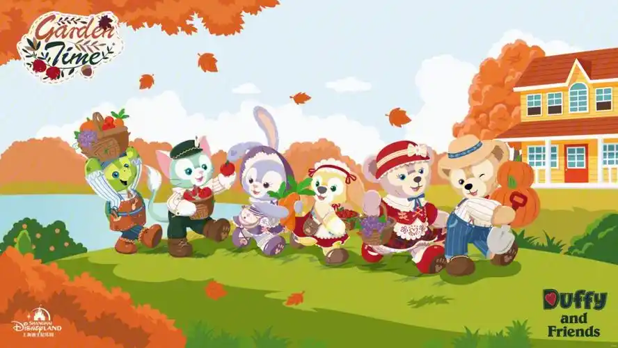 迪士尼 #上海·上海迪士尼乐园#迪士尼  #达菲家族  #手机壁纸