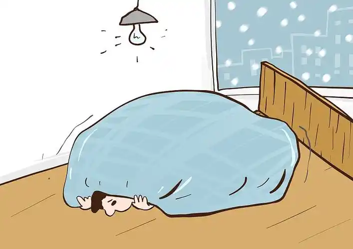 冬天季节寒冷的人瑟瑟发抖图片下载