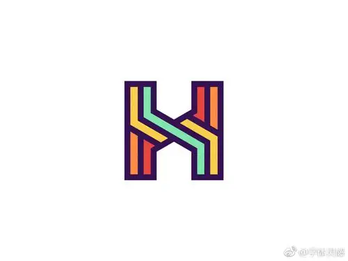 h字母logo设计