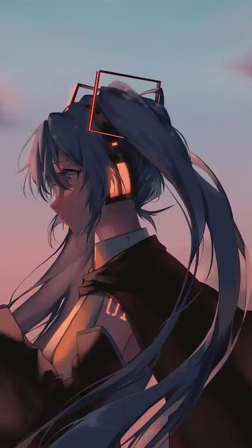 初音未来手机壁纸分享,无论视角怎么变,少女感始终如一