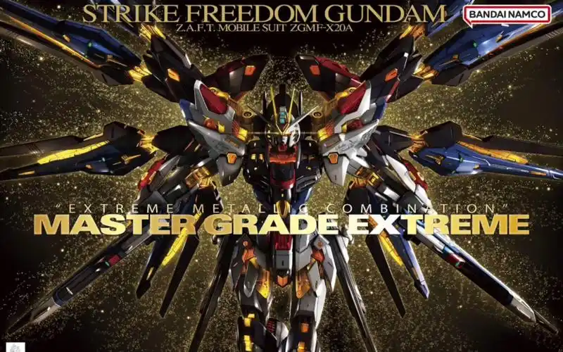 万代11月19日 一般发售 14000日元 mgex 强袭自由高达 封绘与官图
