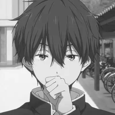 黑白男漫头 个性好看的高清黑白动画头像男_男生动漫头像_头像屋