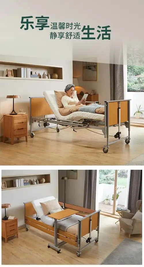德国添康老人床家用护理床智能电动多功能带升降卧床中老年医院床电动