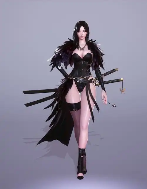 2k手机乌鸦女 日本女角色人物肖像超高清壁纸 - 网络游戏 - h128壁纸