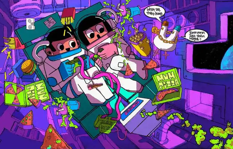 插画|新锐潮流插画|宇航员jade - 原创作品 - 站酷 (zcool)