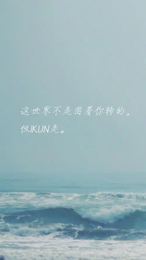 蔡徐坤 文字壁纸