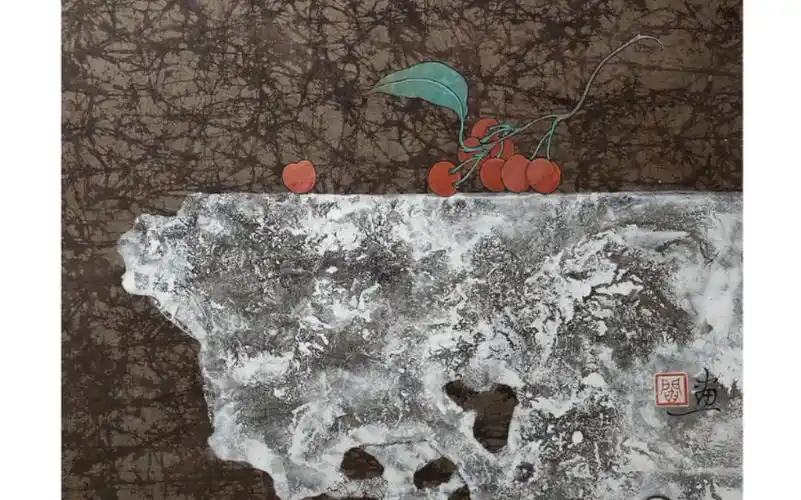 工笔画肌理常用小技法揉纸法