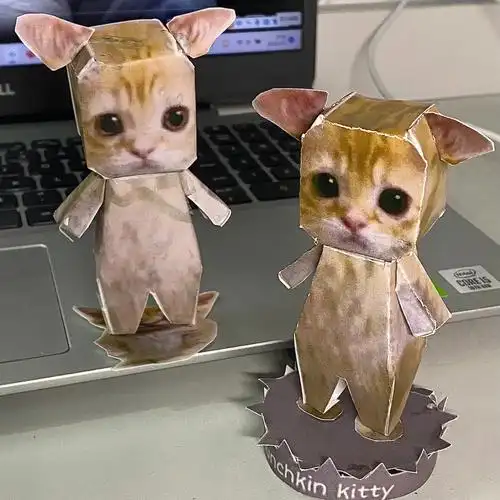 立体小猫咪折纸