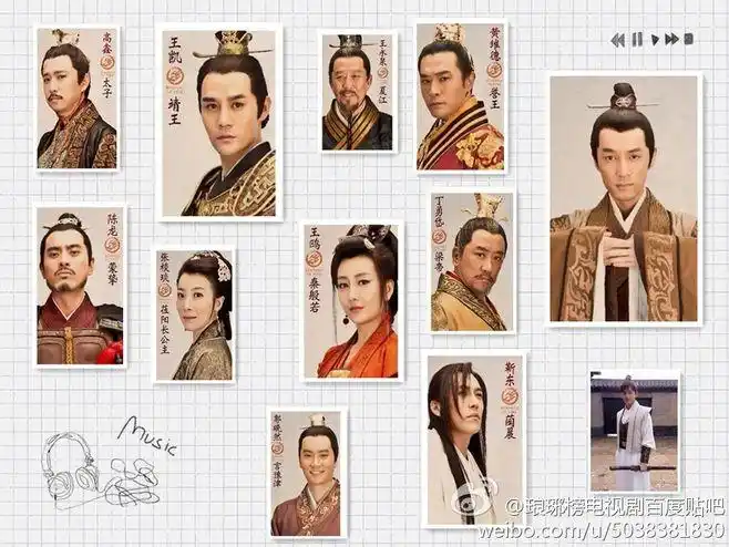 《琅琊榜》角色海报