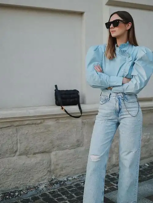 衬衫 牛仔裤=春天绝美搭配,永不过时的好看!