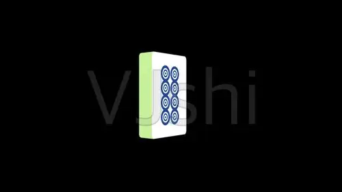 立体3d麻将八筒全息视频素材_1920x1080_高清视频素材下载(编号