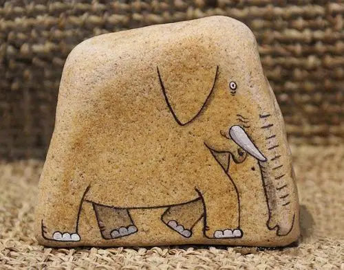 【创意集锦】创意无限的石头画 美翻了~_设计赏析-石材体验网