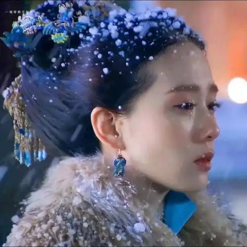 原创绝美古装落泪罗云熙仙女哭泣杨幂时尚动人谁是你的心头血