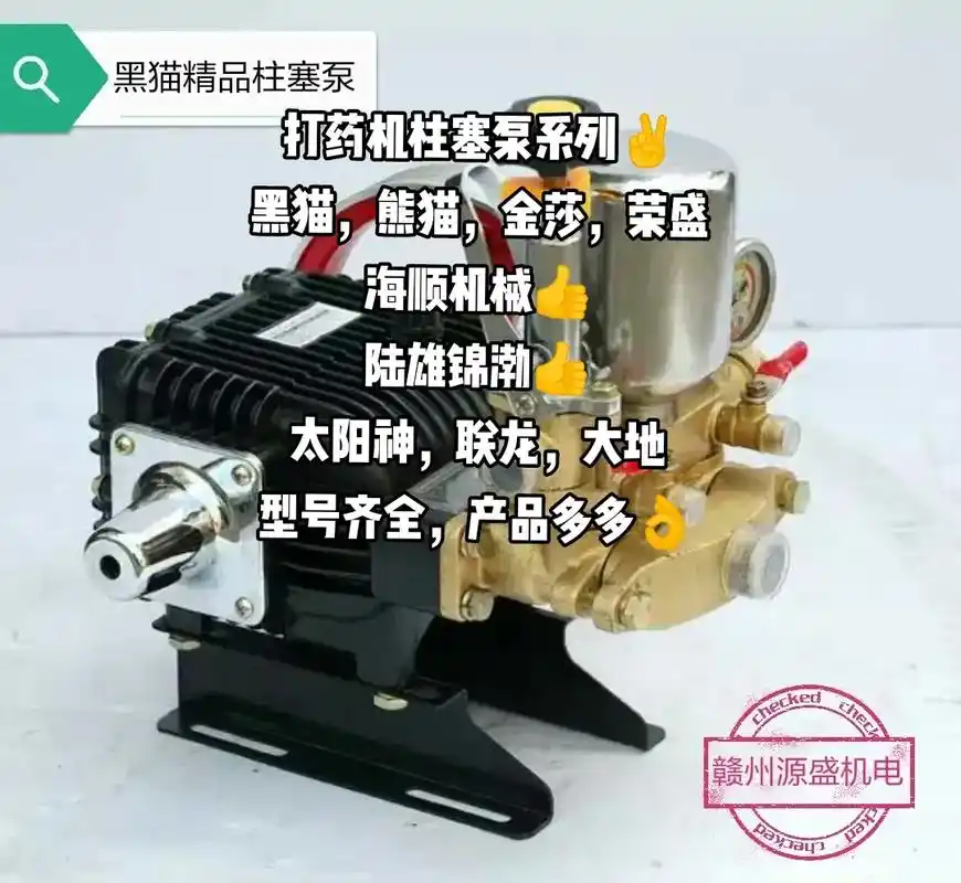 打药机柱塞泵系列70 黑猫,熊猫,金莎,荣盛 海顺机械91 陆 - 抖音