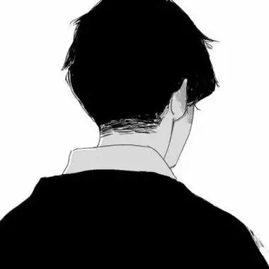 黑白系动漫男生头像背影 动漫头像图片大全 -【爱个性】