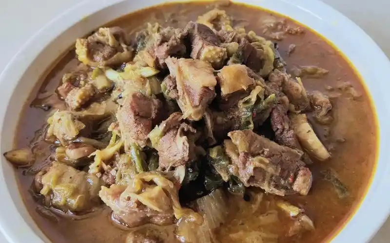 东北名菜酸菜炖大鹅这样做没有异味配方无保留好吃又美味