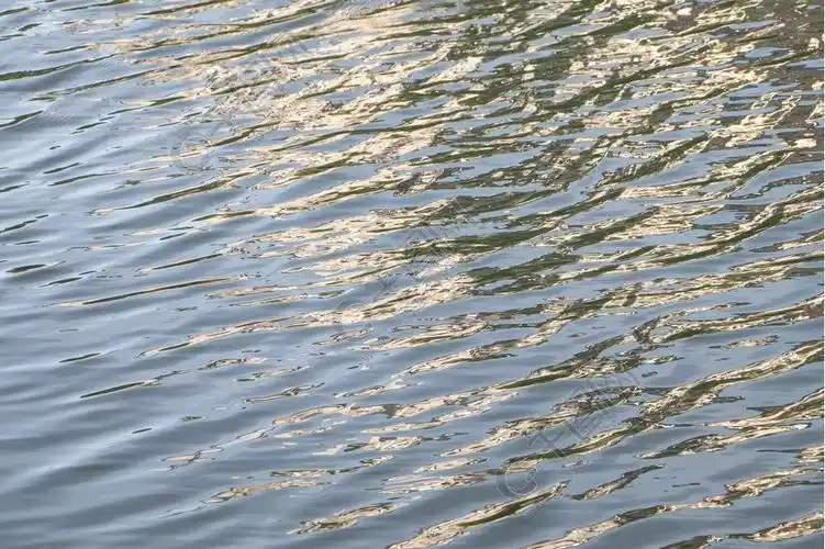 河流波纹水纹理阳光下的河流抽象摄影图