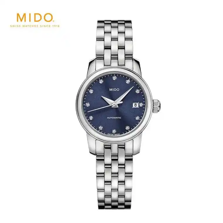 罗臣手表质量.美度(mido)瑞士手表 贝伦赛丽系列 自动机 - 抖音