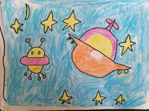 陪孩子们画宇宙 - 美篇