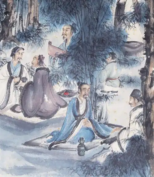 竹林七贤图