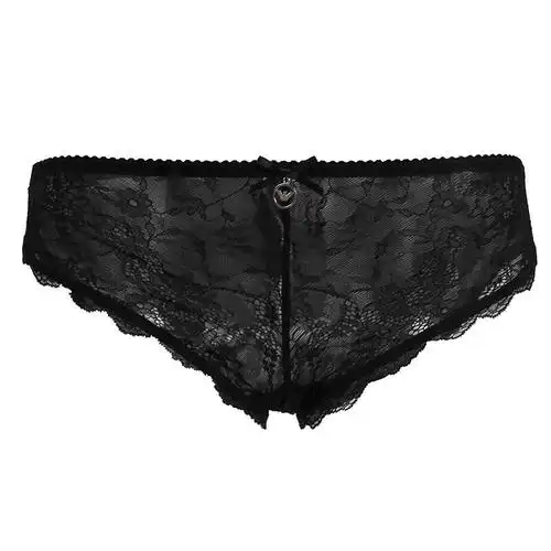 emporio armani阿玛尼女士黑色三角内裤163316cc73500020 l码