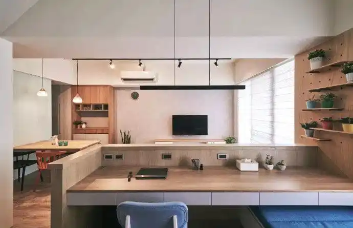 70㎡日式风小户型两居室装修案例效果图