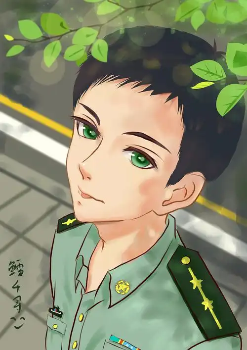 做军人插画,纯属爱好,不是专业北京 |