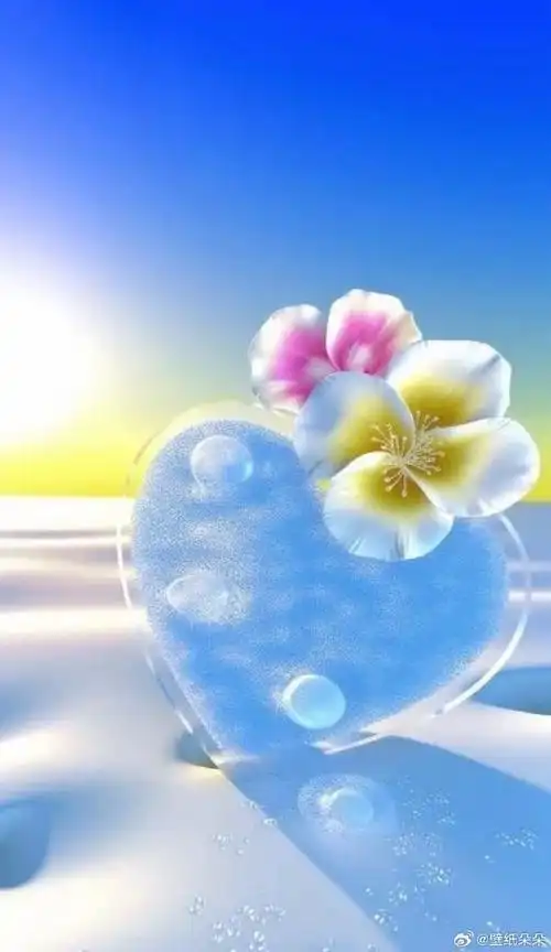 温馨浪漫爱心情侣/ 闺蜜 聊天背景图壁纸