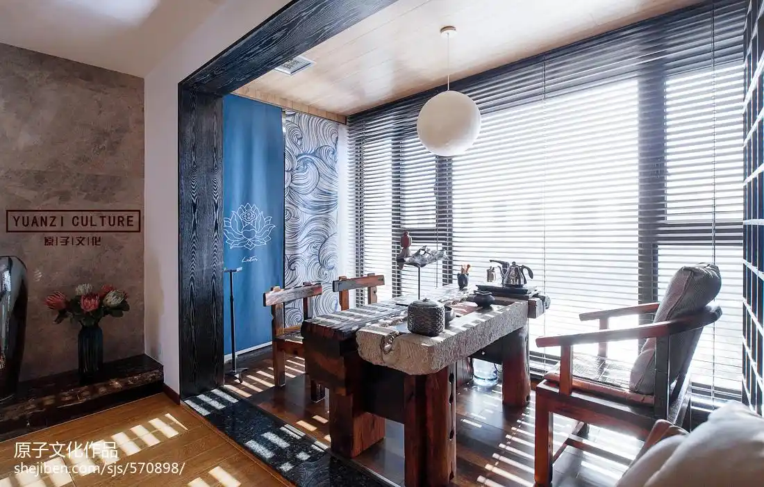 素雅休闲区茶室 – 设计本装修效果图